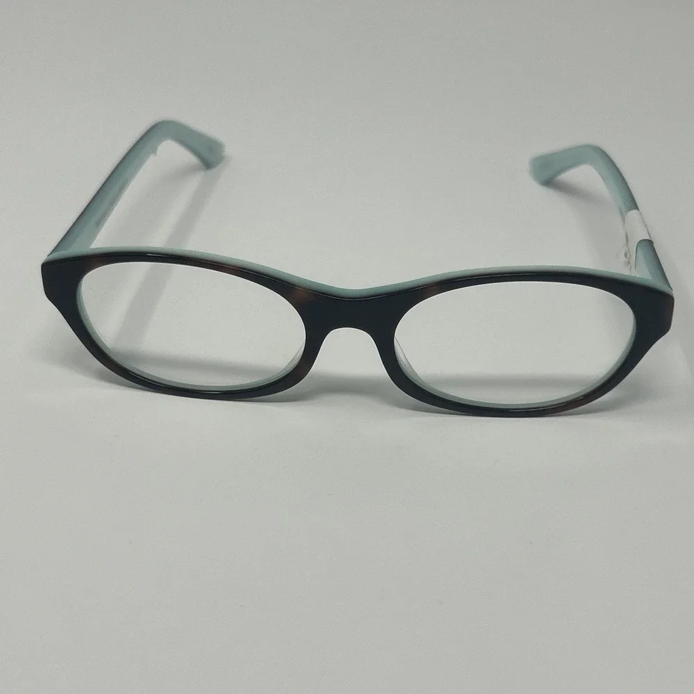NWT Norman Childs TRACY Eyeglasses 53-19-145 TBB Turquoise Tortoise Frames Adult